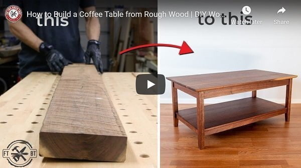 how to build a coffee table video