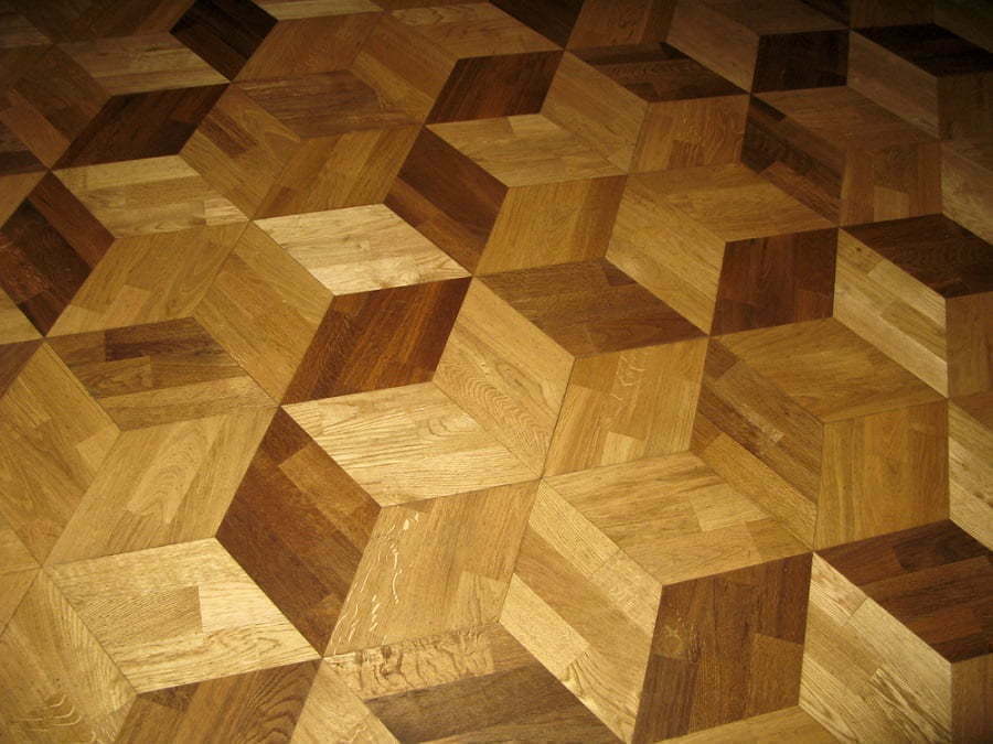 hexagon flooring pattern