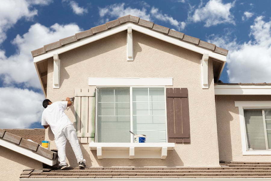 how to paint shutters