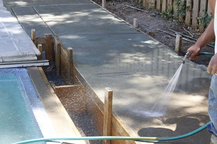 concrete driveway construction