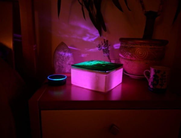 DIY Air Humidifier with Backlight Controlled by Alexa