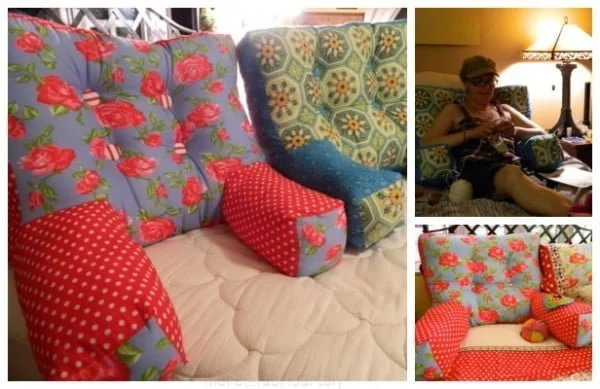 DIY Reading Pillow Free Sewing Pattern