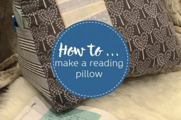 How to make a reading pillow