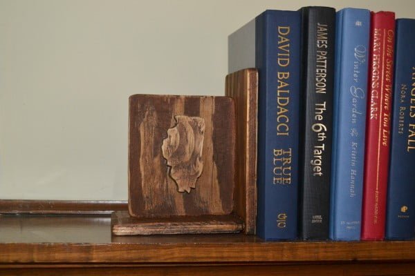 Making a STATEment-DIY Bookends