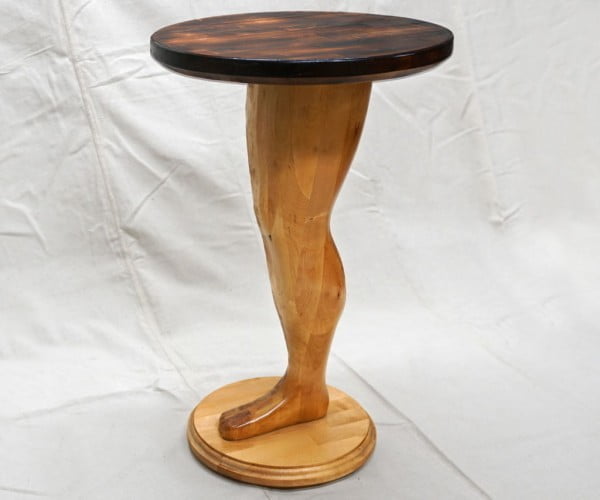 Making a Wood Pedestal Leg Table (literally)