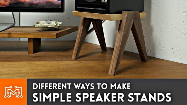 Simple Speaker Stands // Woodworking How To
