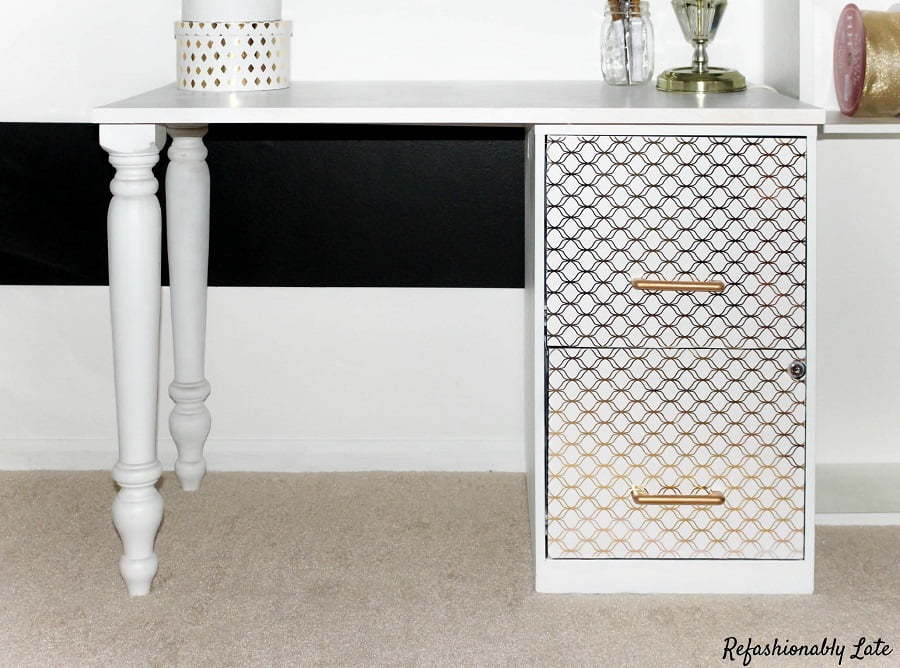 11 Easy Diy Filing Cabinet Desk Ideas You Can Build On A Budget