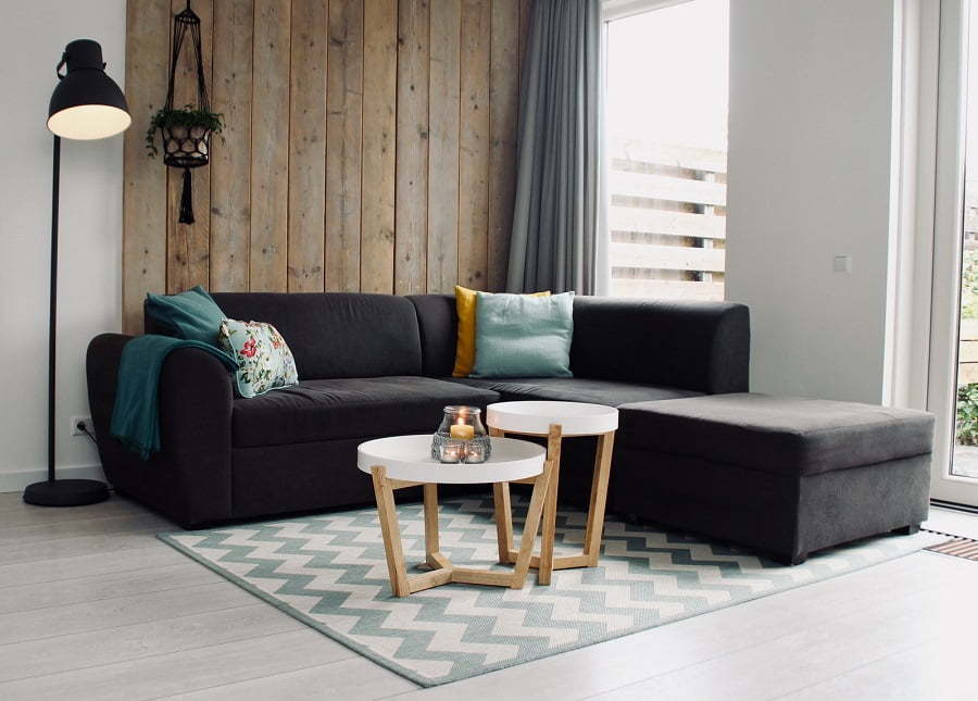 How to Place a Rug Under a Sectional Sofa [6 Ways]