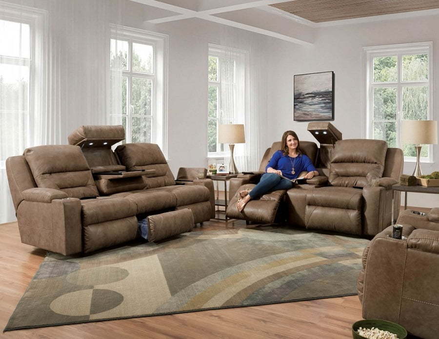 rug furniture diagonal living sectional under sofa place reclining beacon