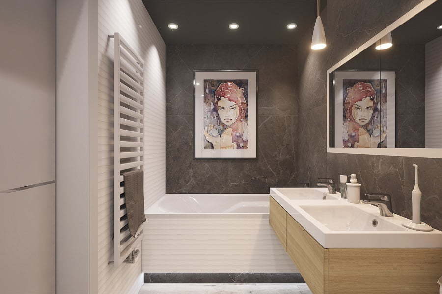 bathroom wall decor