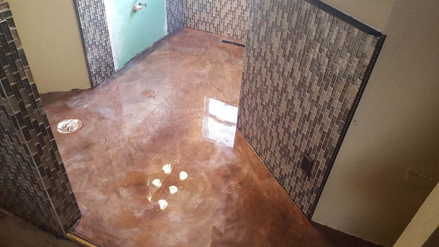 epoxy shower floor