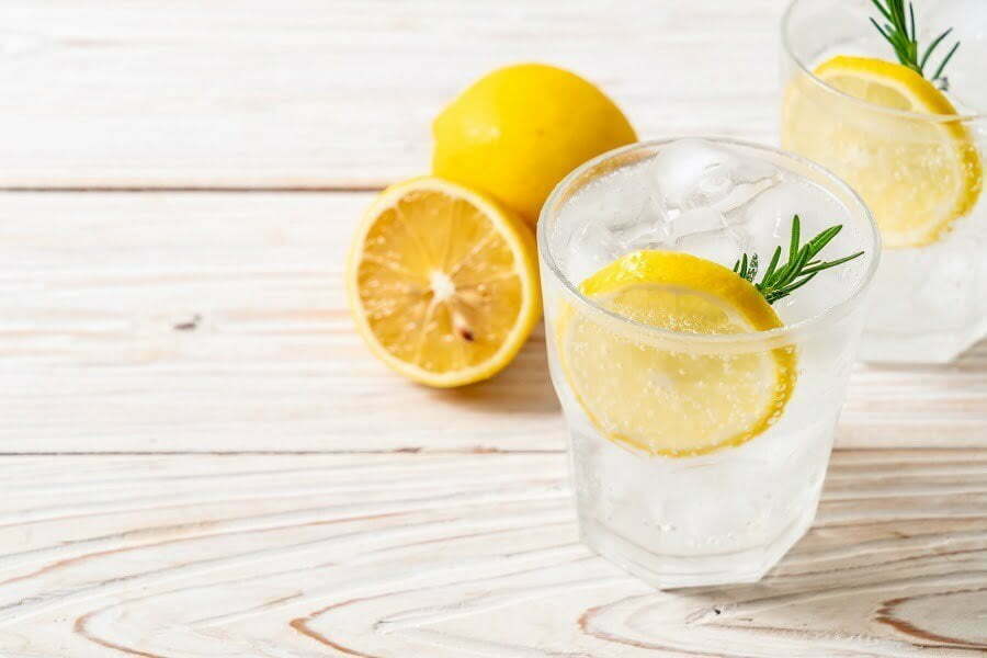 lemon water