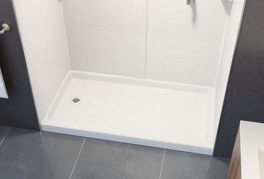 swan solid surface shower pan