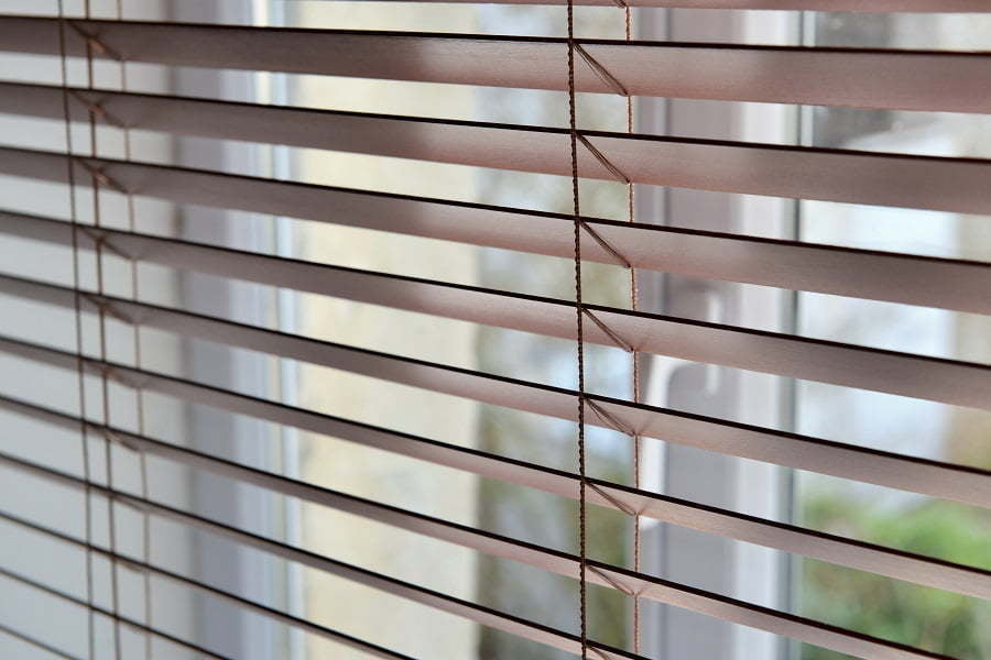 venetian wooden blinds