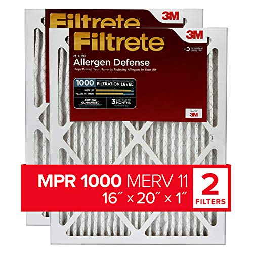 Filtrete AC Furnace Air Filter, MPR 1000, Micro Allergen Defense