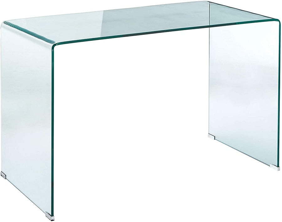 glass desk