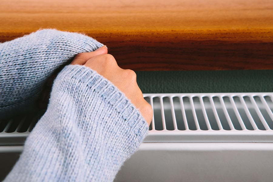 shelf above radiator