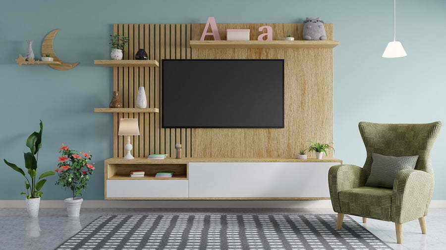 What to Put Under the TV on the Wall? [12 Ideas]