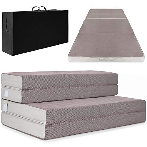 Best Choice Products 4in Thick Folding Portable mattress