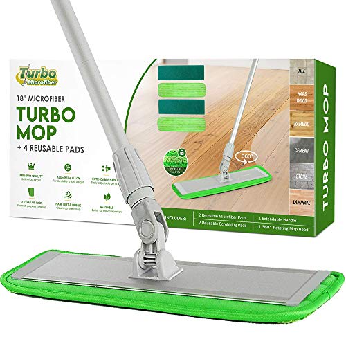 Microfiber Mop Floor Cleaning System - Washable