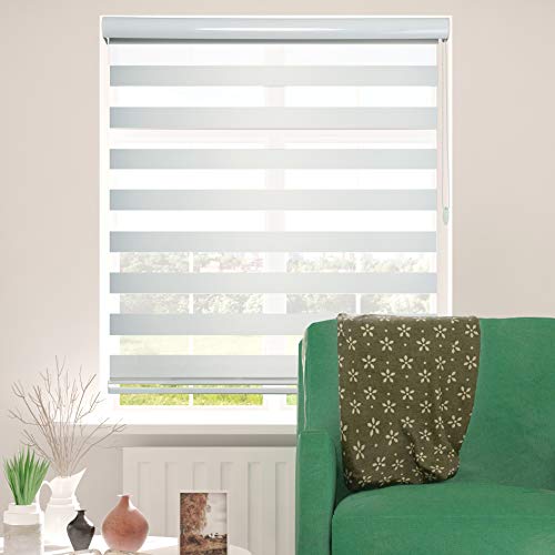 Shadesu Window Blind Dual Layer Zebra Roller Light