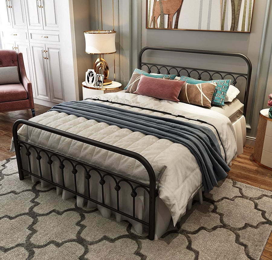 wrought iron bed frame