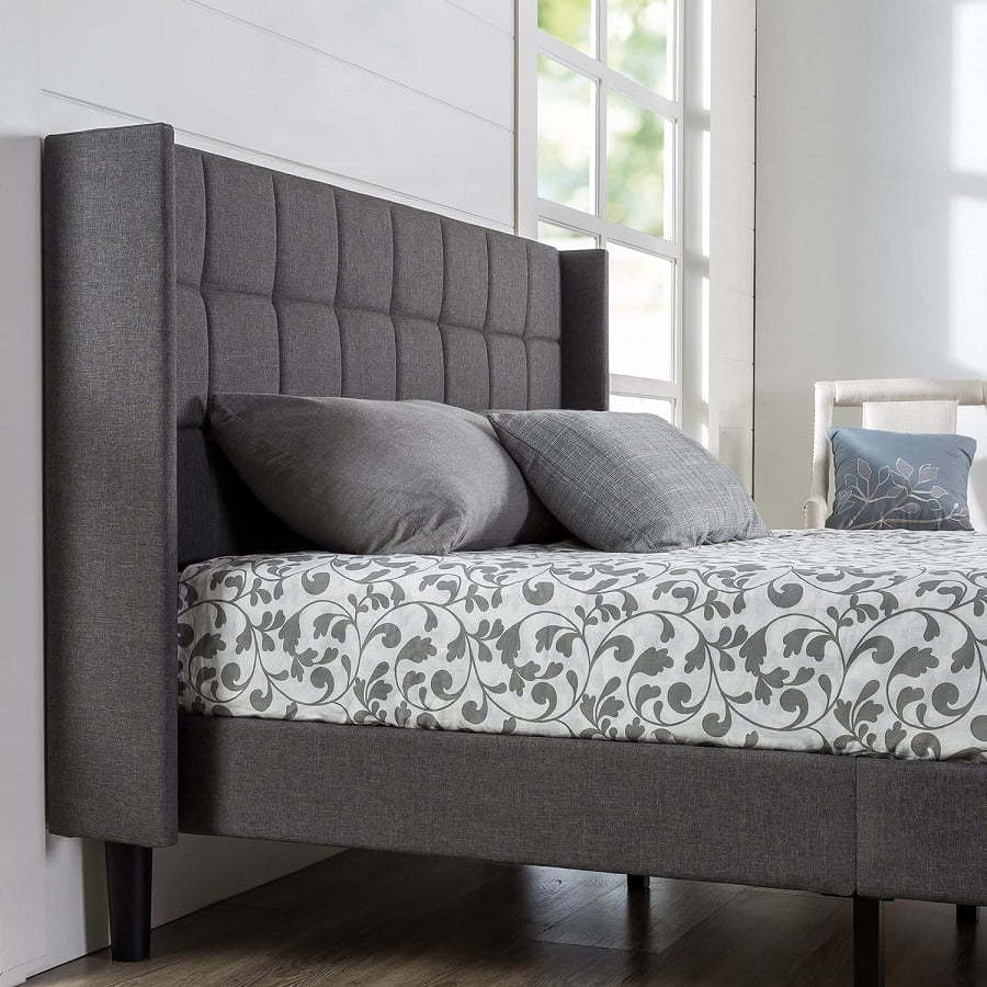 wingback bed frame