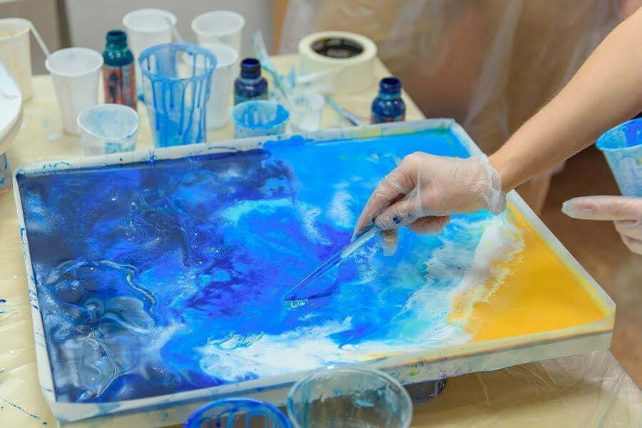 acrylic pouring steps