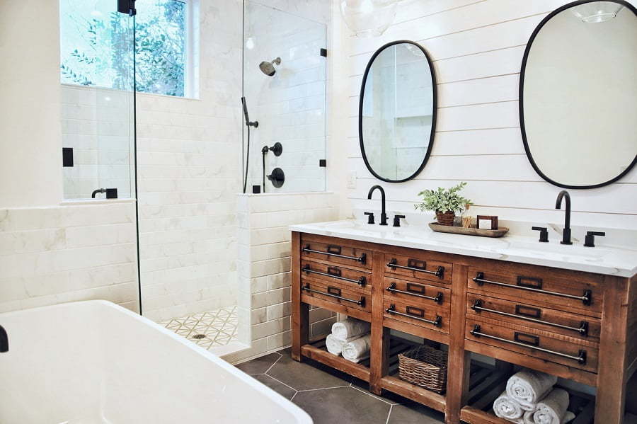 modern farmhouse bedroom