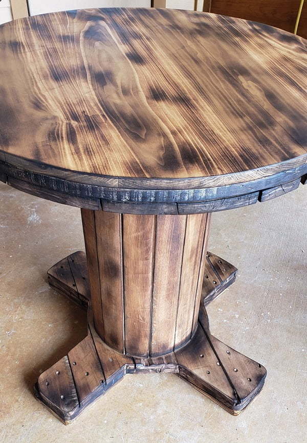 wire spool table