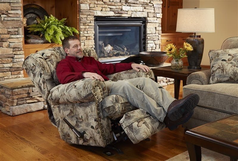 camo print recliner