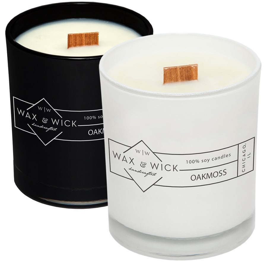 wax wick soy candles