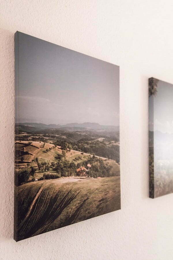 wall canvas print landscape