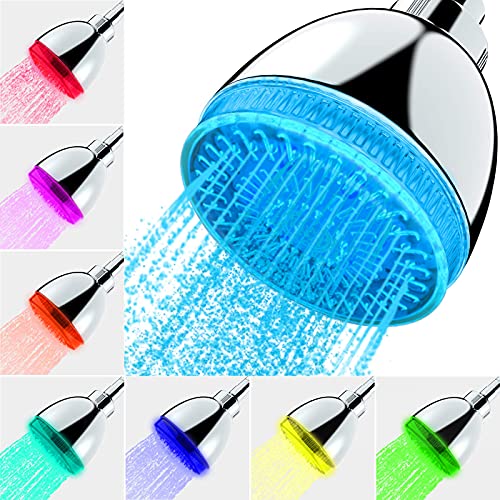 Led Shower Head, 7 Color Flash Light Automatically