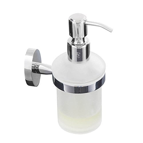 Crw 8oz Liquid Soap Dispenser Wall Mounted Glass
