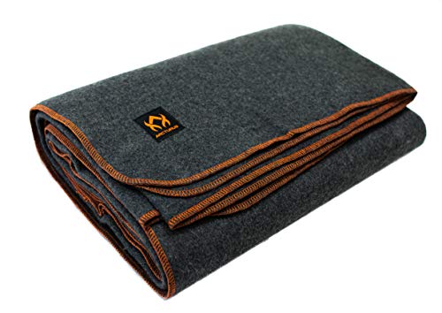 Arcturus Military Wool Blanket - 4.5 Lbs, Warm,