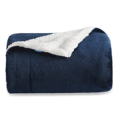 Bedsure Sherpa Fleece Throw Blanket For Couch -