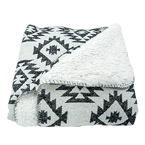 Hiend Accents Shearling Southwest (black & White)