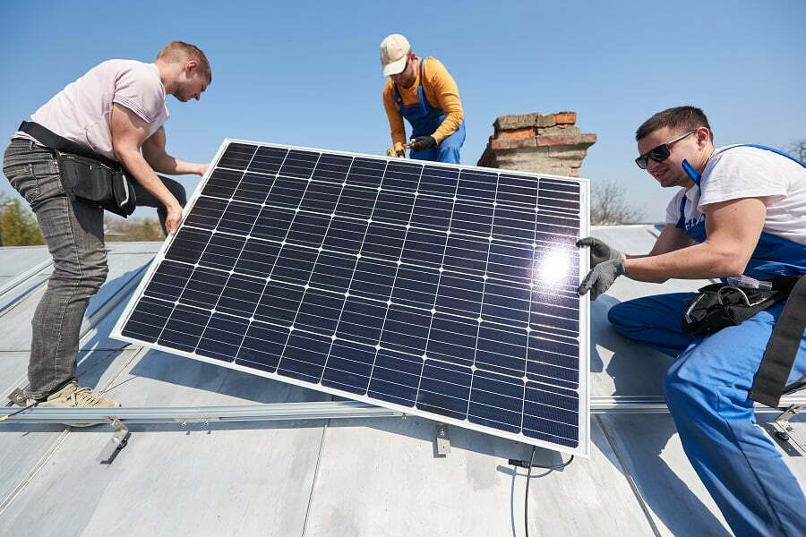 installing solar panels