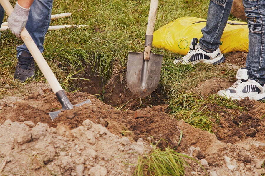 landscaping work