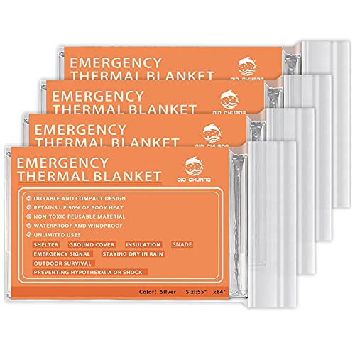 Qio Chuang Emergency Mylar Thermal Blankets -space