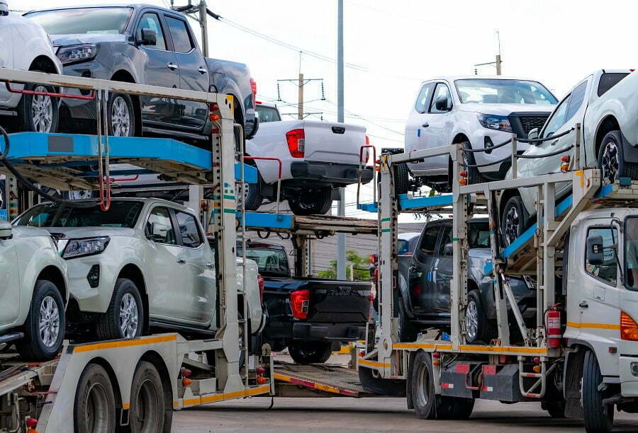 shipping cars