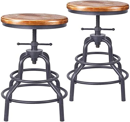 Diwhy Industrial Vintage Bar Stool,kitchen Counter