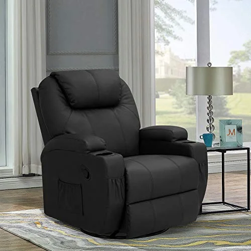 Pawnova Pu Leather Chair With Massage Function