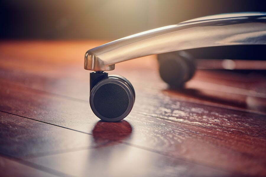 chair wheels on hardwood