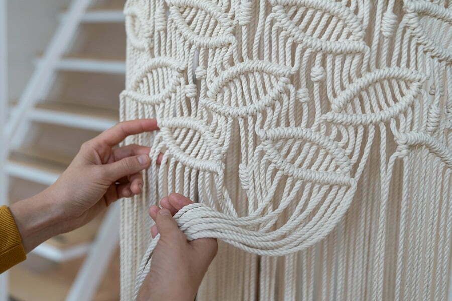 macrame curtain