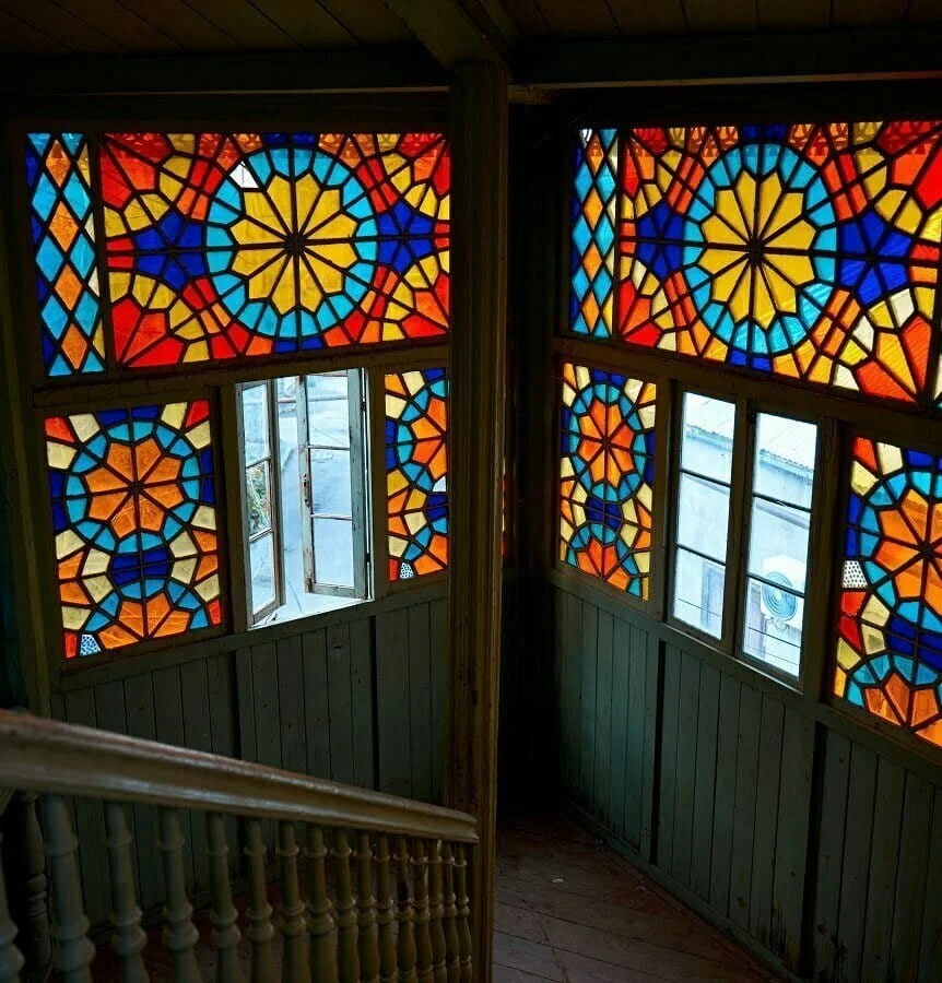 stained glass windows