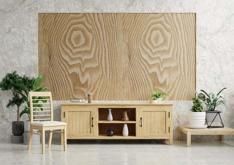 wood panel window