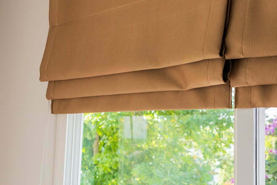 small roman blinds