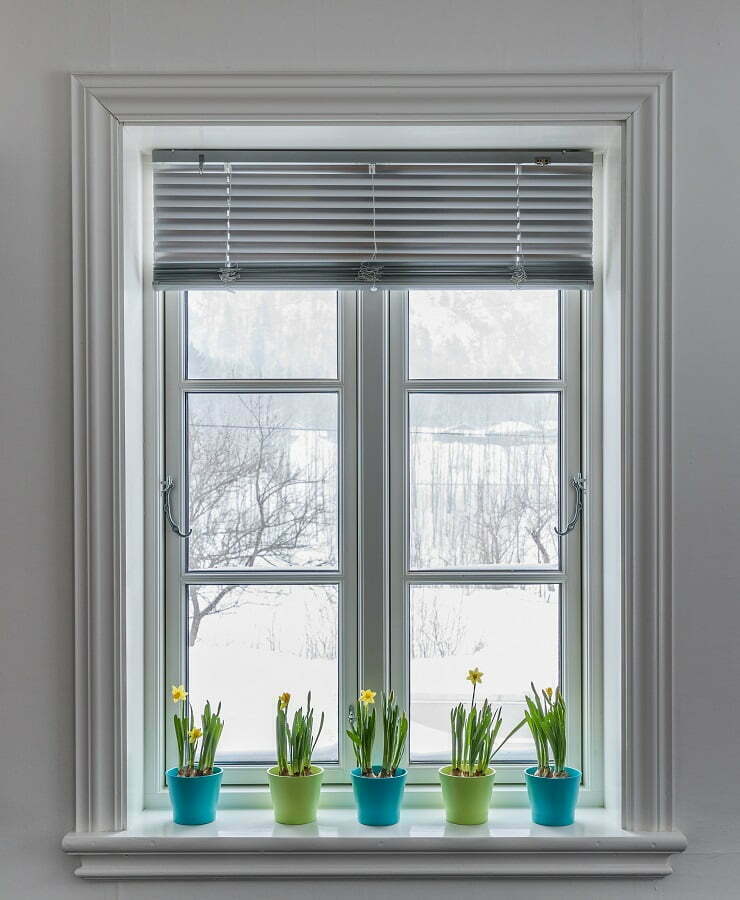 small window blinds